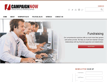 Tablet Screenshot of campaignnowonline.com